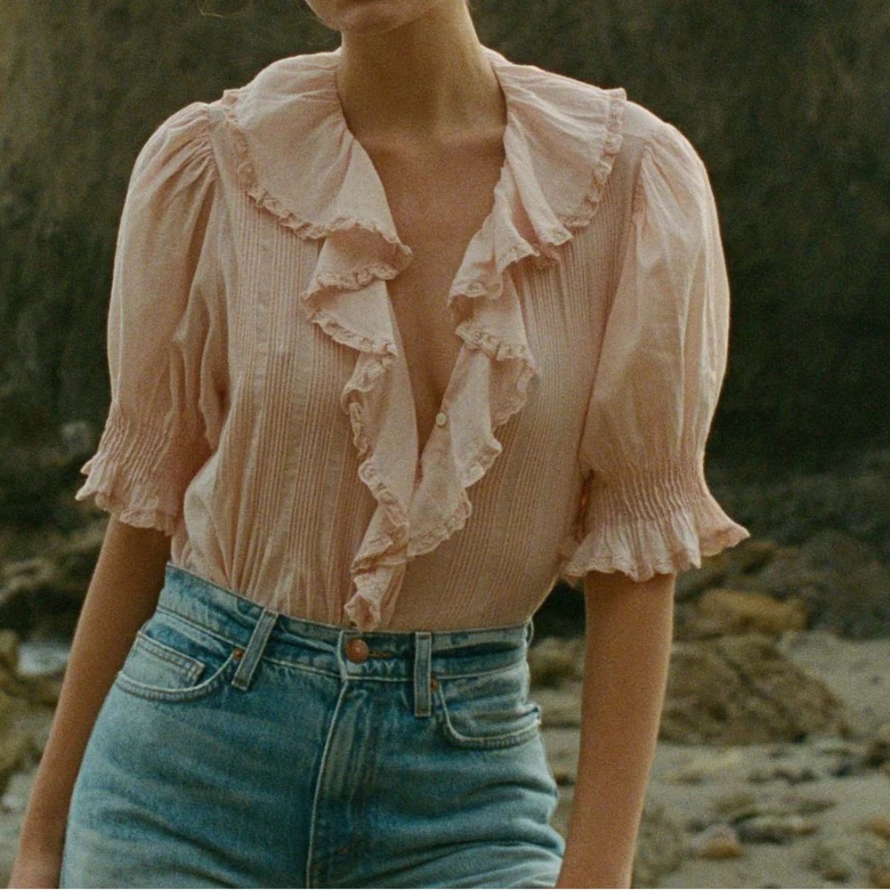 Doen Henri top in blush xxl